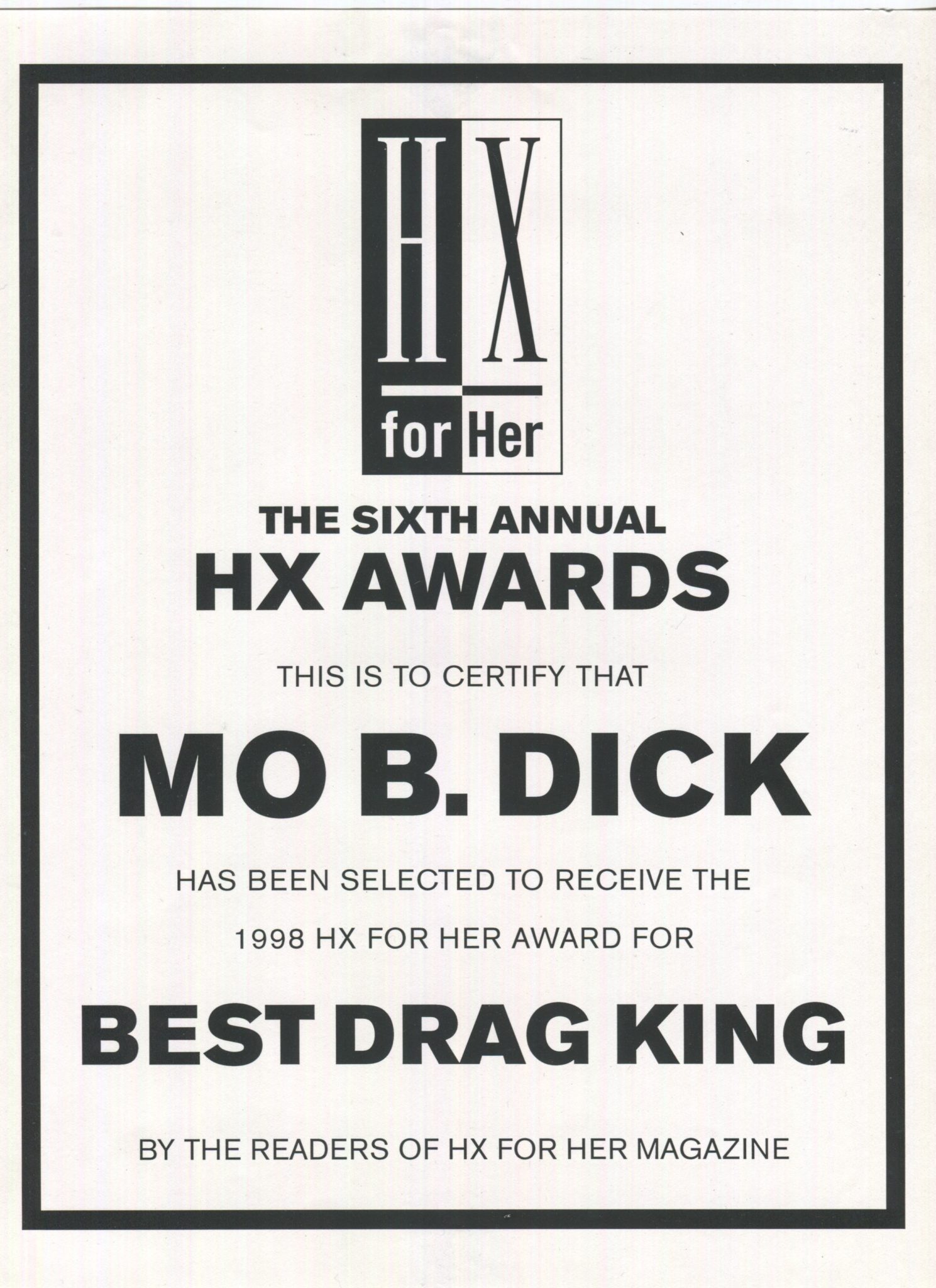 HX Awards
